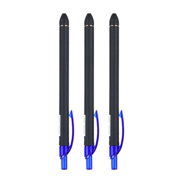 Pentel EnerGel Retractable 0.7mm Blue Gel Pen (BL-437R1) — Set of 3