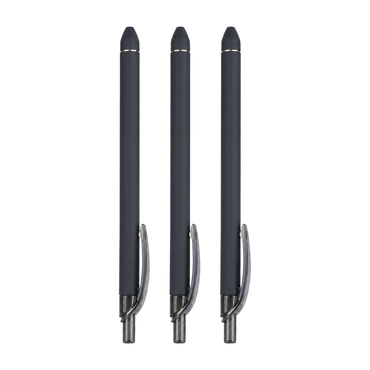 Pentel EnerGel Retractable 0.7mm Black Gel Pen (BL-437R1) — Set of 3