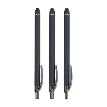 Pentel EnerGel Retractable 0.7mm Black Gel Pen (BL-437R1) — Set of 3