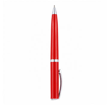 UNOMAX Alpha Metal Body Ball Pen — Red, Jet Ink Blue