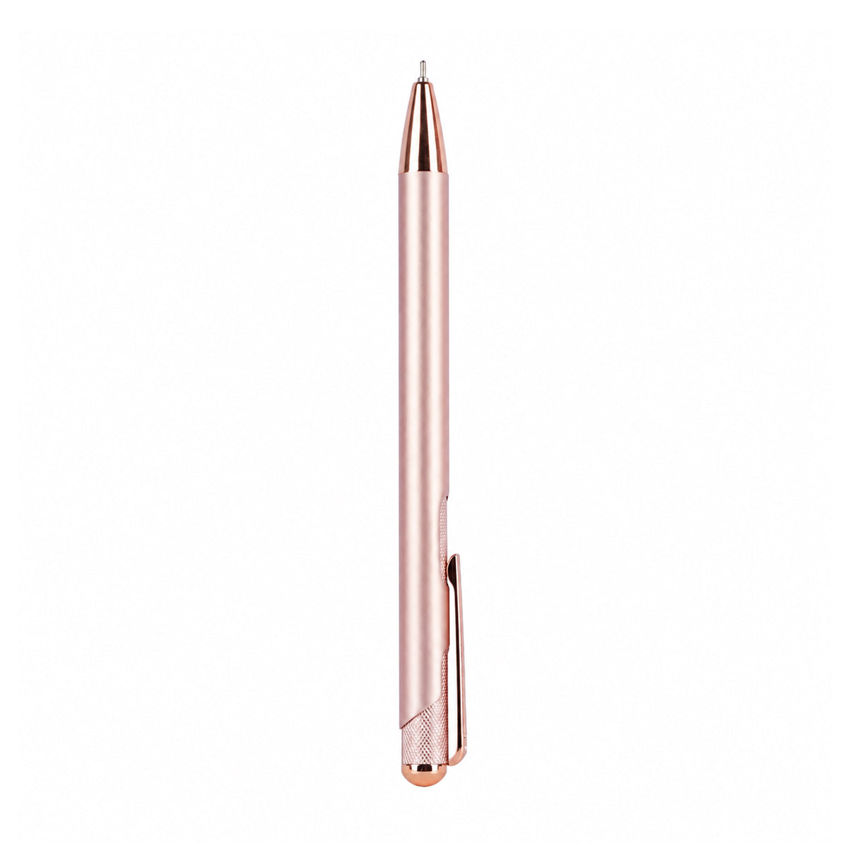 Unomax Lumina Retractable Ball Pen — Rose Gold, Blue Ink