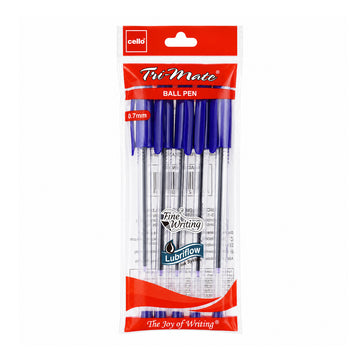 Cello Trimate Ball Pen Set – Blue Ink (Pack of 20)