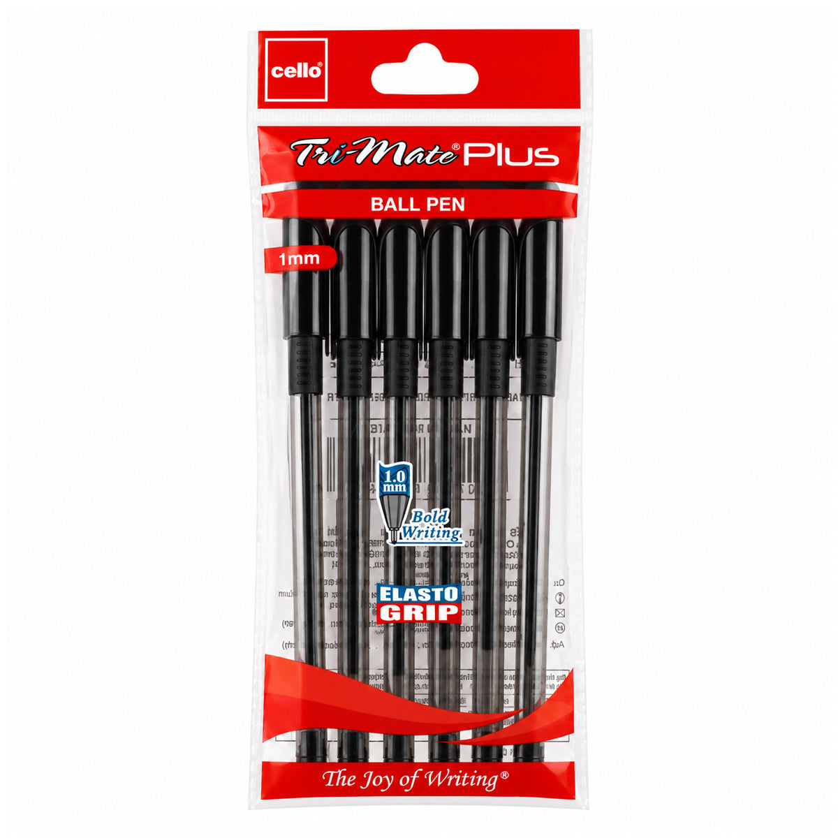 Cello Trimate Plus 1.0mm Ball Pen – Blue Ink, Pack of 20