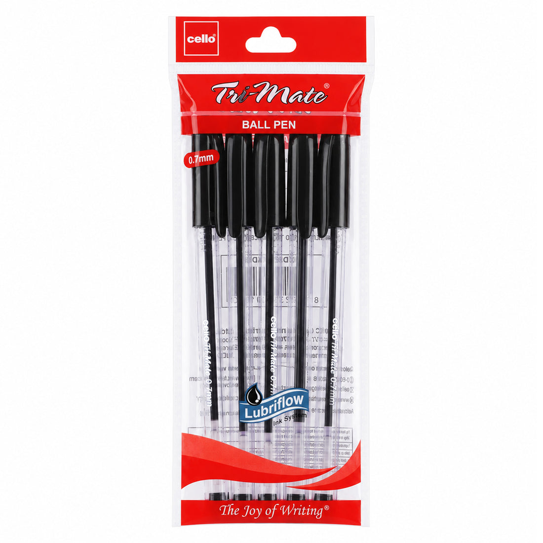 Cello Trimate Ball Pen Set – Black Ink, Pack of 20