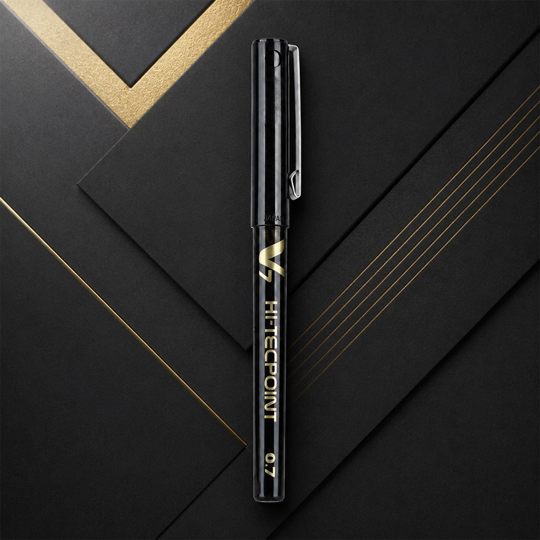 Pilot Hi-Tecpoint V7 0.7mm Roller Ball Pen – Black Ink