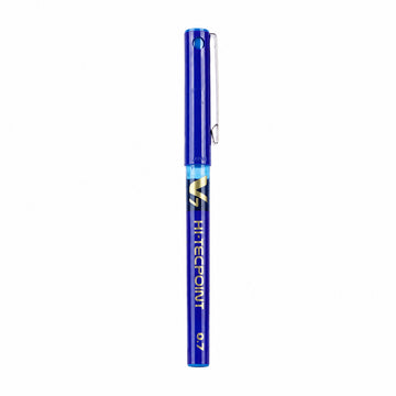 Pilot Hi-Tecpoint V7 0.7mm Roller Ball Pen – Blue Ink, Fine Point