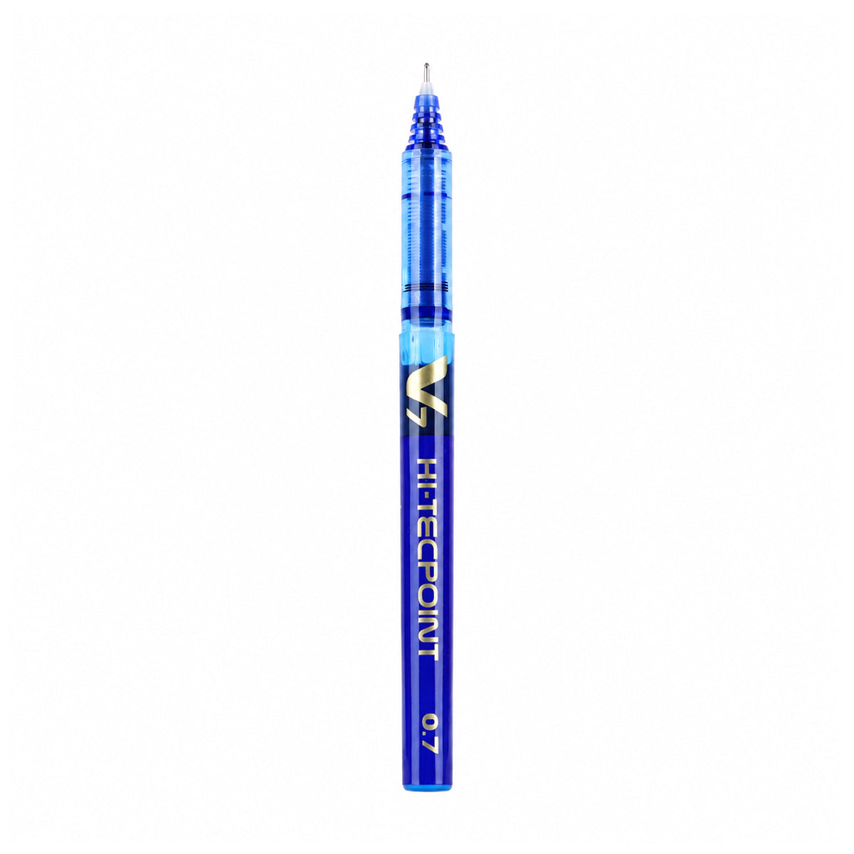 Pilot Hi-Tecpoint V7 0.7mm Roller Ball Pen – Blue Ink, Fine Point