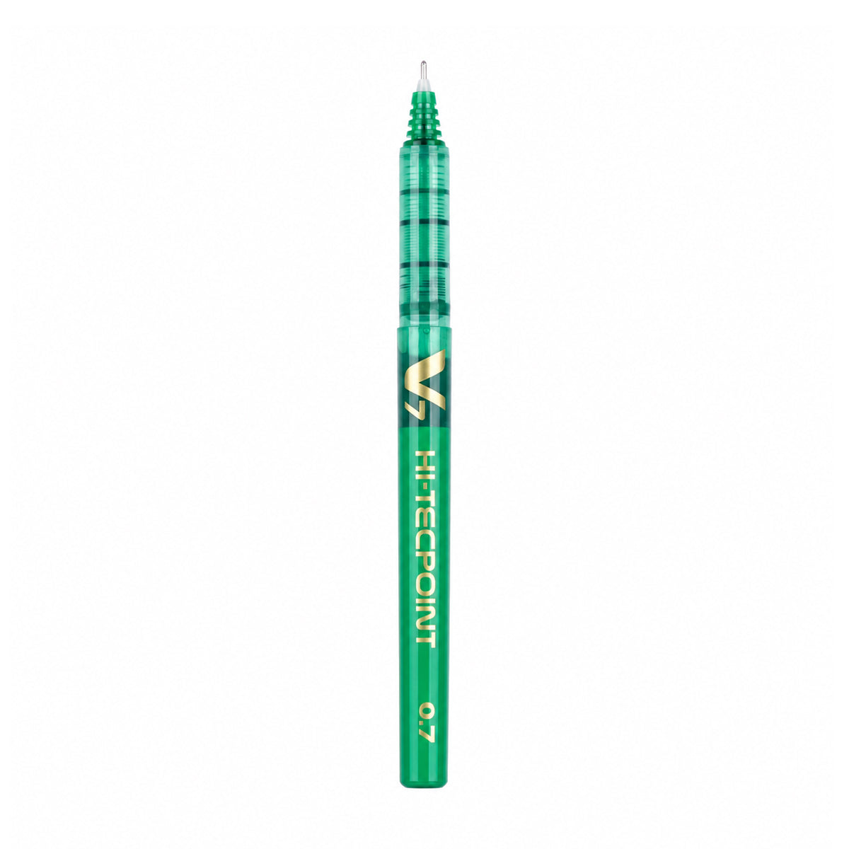 Pilot Hi-Tecpoint V7 0.7mm Roller Ball Pen – Green Ink