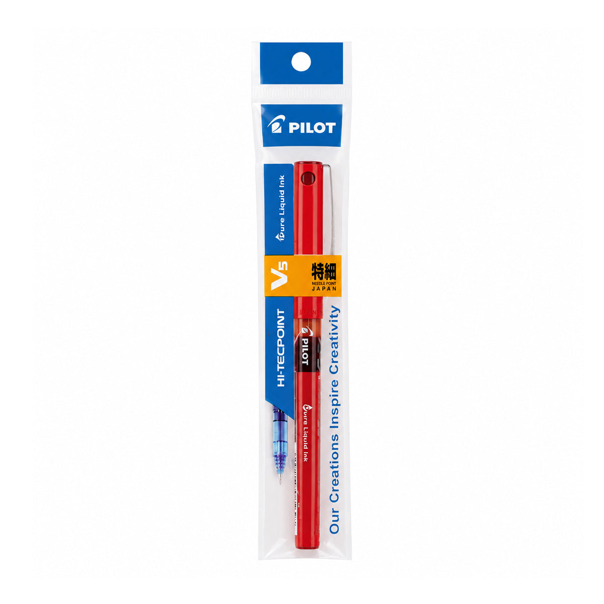 Pilot Hi-Tecpoint V5 0.5mm Roller Ball Pen – Red Ink