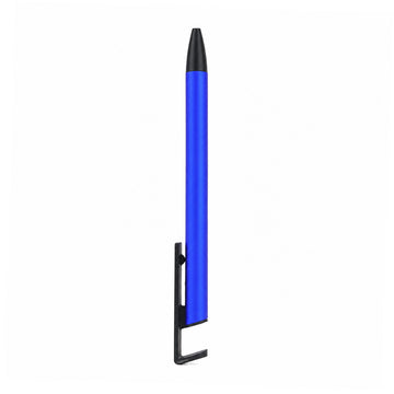 The Writershub Matte Blue Retractable Ball Pen — Blue Ink