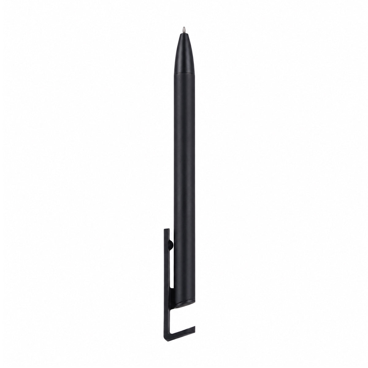 The Writershub Matte Black Retractable Ball Pen — Blue Ink