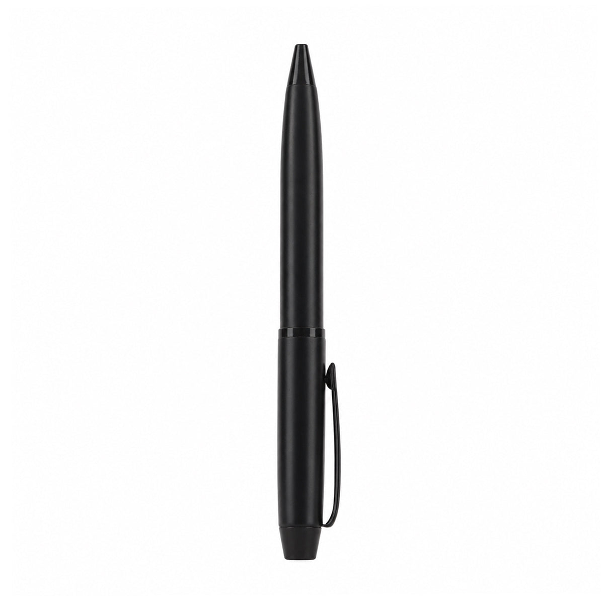 The Writershub Black Body & Arrow Clip Ball Pen — Twist Mechanism, Blue Ink