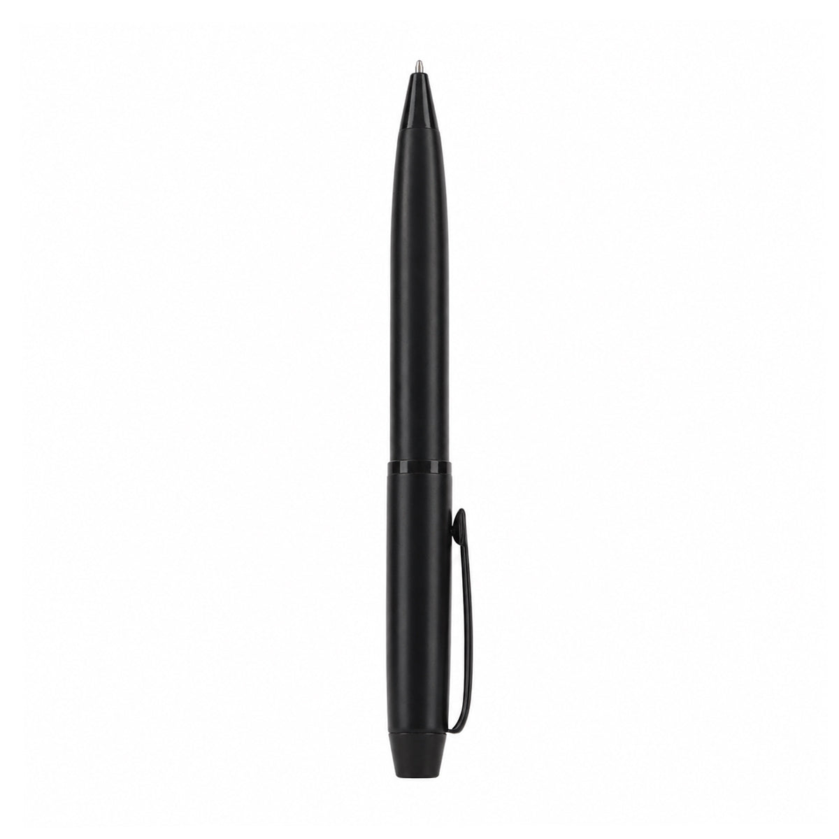 The Writershub Black Body & Arrow Clip Ball Pen — Twist Mechanism, Blue Ink