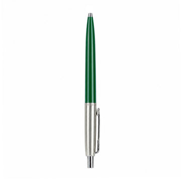 Willson Green Metal Click Ball Pen with Chrome Clip — Black Ink