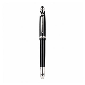 Jinhao 163 Glossy Black Rollerball Pen – Cap Type, Black Ink