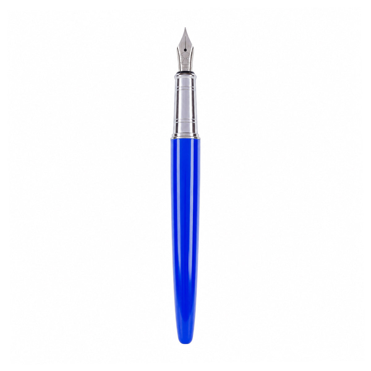 Domain Lion 361 Blue Fine Nib Converter Fountain Pen – Cap Type, Black & Blue