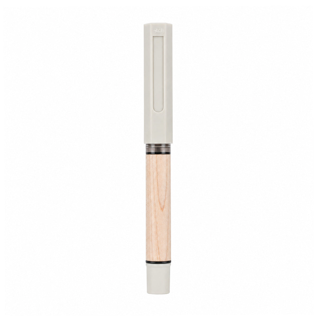 Jinhao 62 Sandalwood Body with Creamy White Cap — Fine Nib, Converter