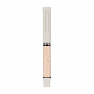 Jinhao 62 Sandalwood Body with Creamy White Cap — Fine Nib, Converter