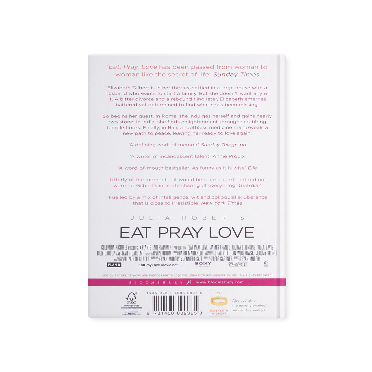 Eat, Pray, Love by Elizabeth Gilbert - Paperback