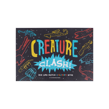 Creature Clash! Mix and Match Coloring Book – Interactive Monster Coloring Activity Book for Kids