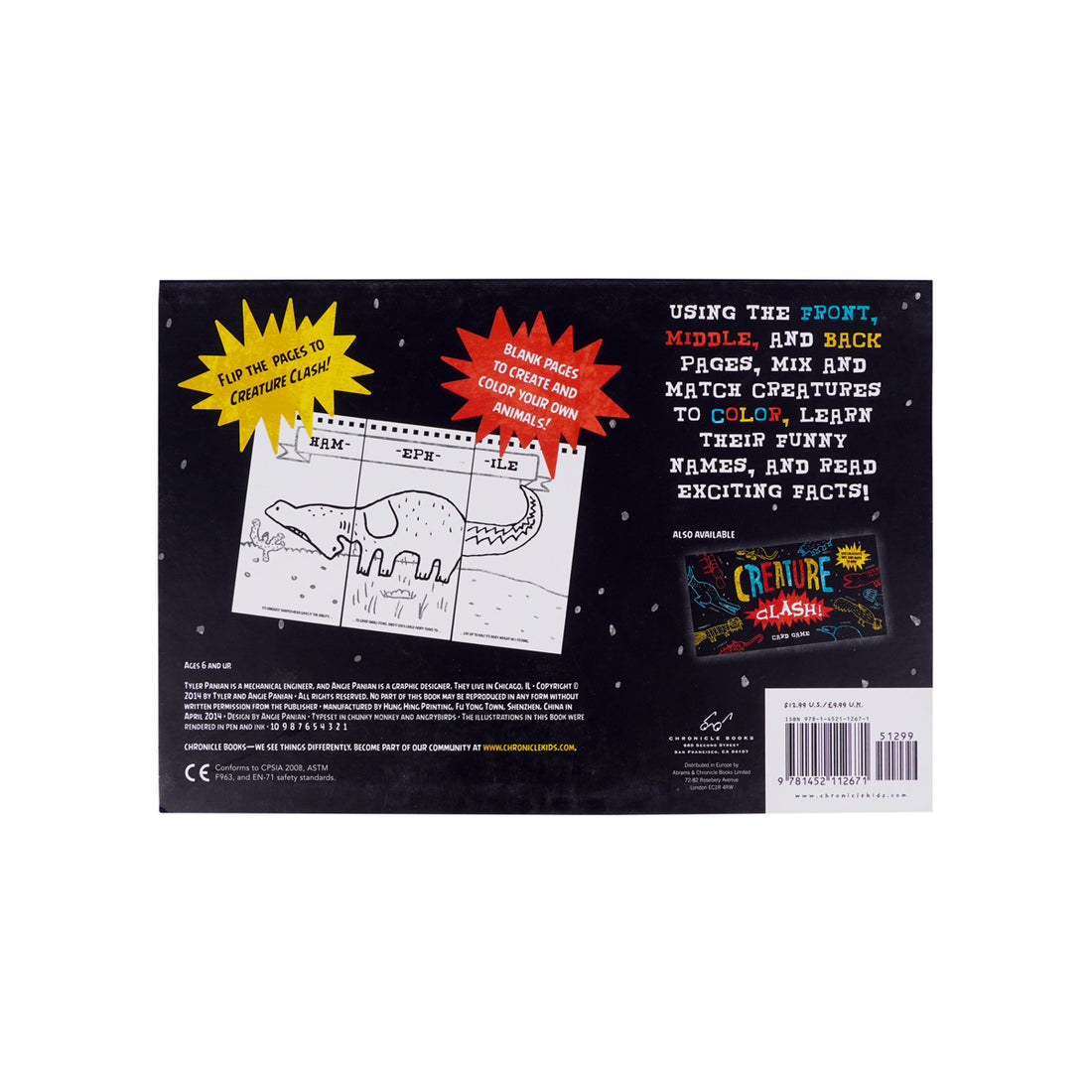 Creature Clash! Mix and Match Coloring Book – Interactive Monster Coloring Activity Book for Kids