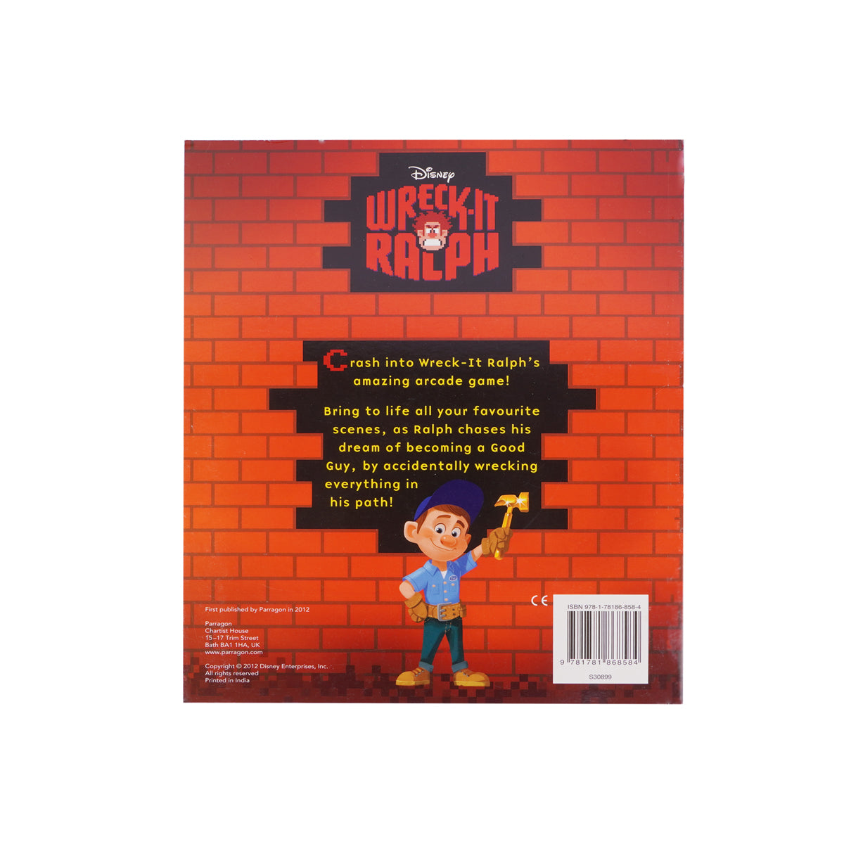 Disney Wreck-It Ralph Colouring Book – 64 Pages Kids Activity Book