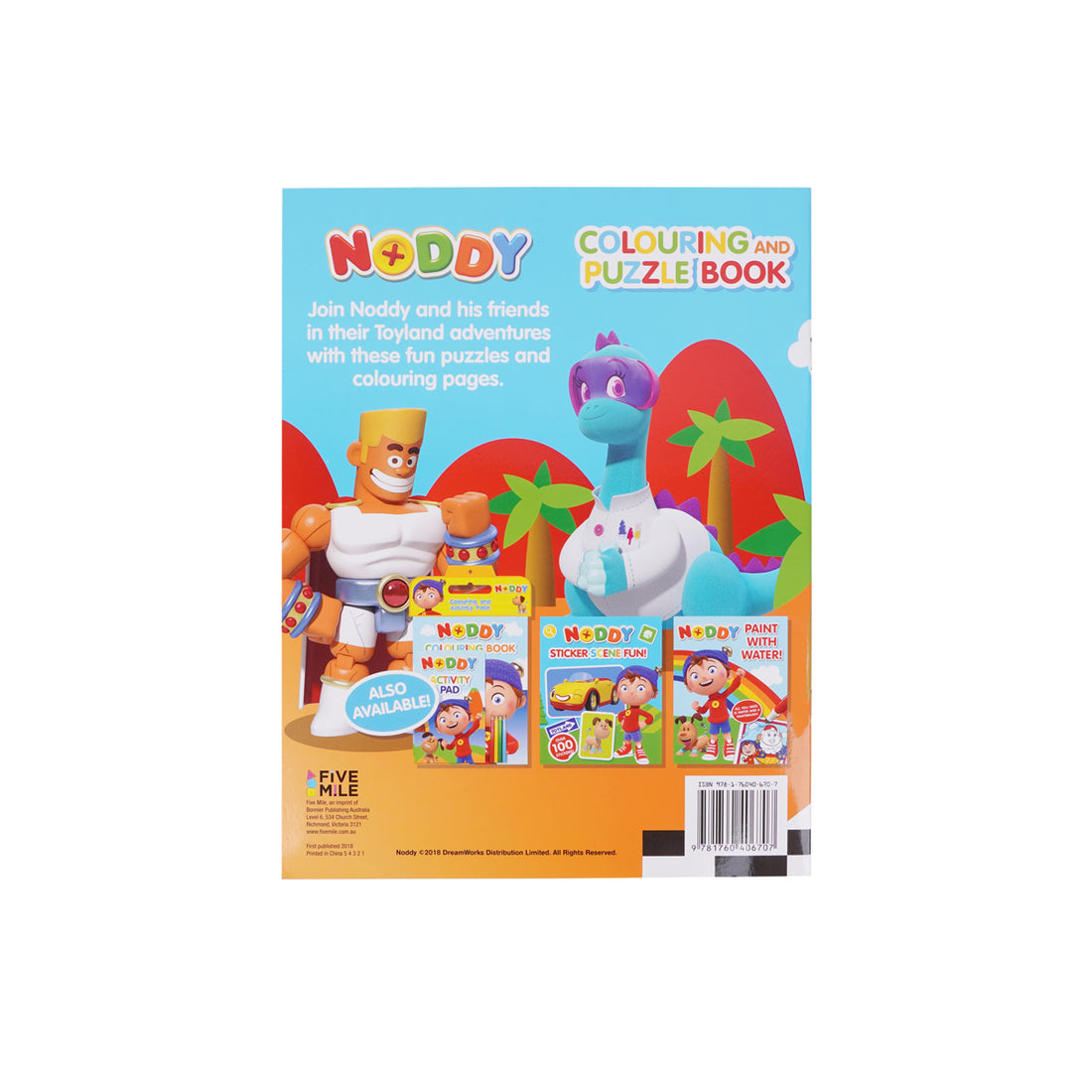 Noddy Colouring and Puzzle Book – Kids Activity Paperback