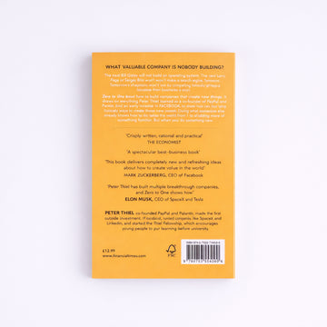 Zero to One: Notes on Startups, or How to Build the Future by Peter Thiel with Blake Masters | Startup Innovation & Business Strategy Guide