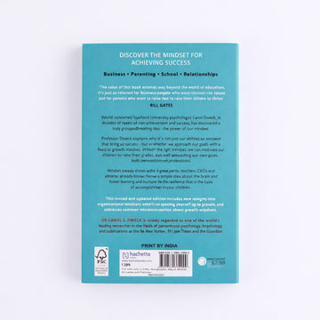 Mindset: The New Psychology of Success by Dr. Carol S. Dweck Paperback | Growth Mindset Bestseller