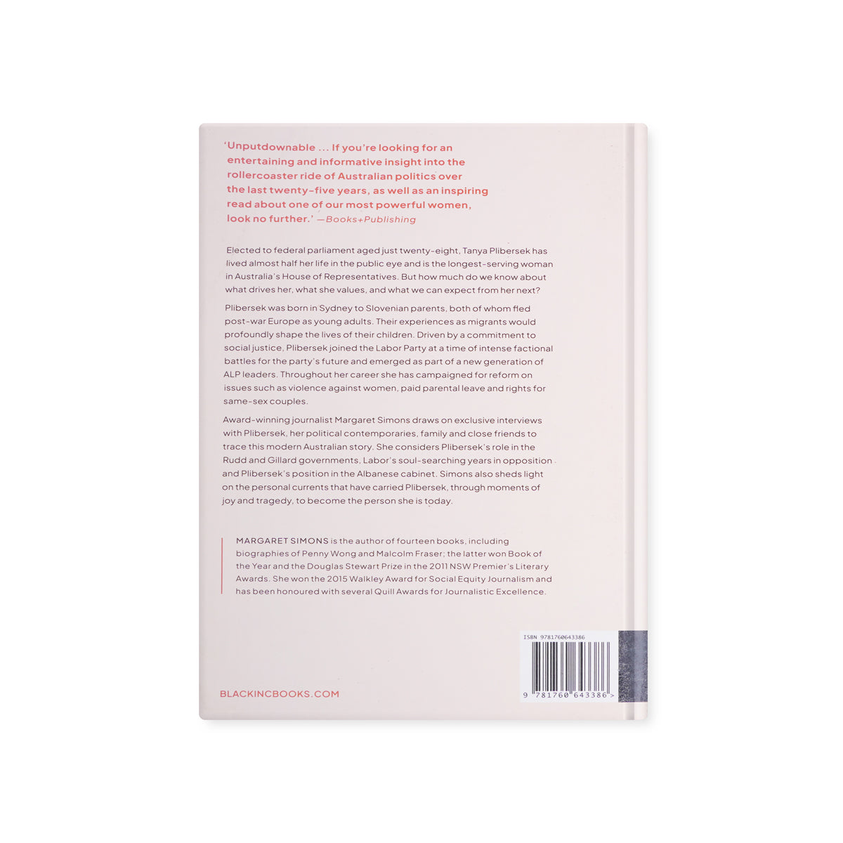 Tanya Plibersek: On Her Own Terms – Margaret Simons | Political Biography