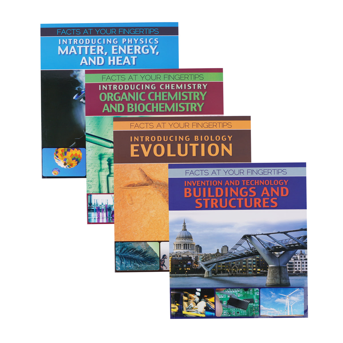 Facts at Your Fingertips: Fascinating Science Series (4-Book Collection) – Hardcover STEM Learning Box Set