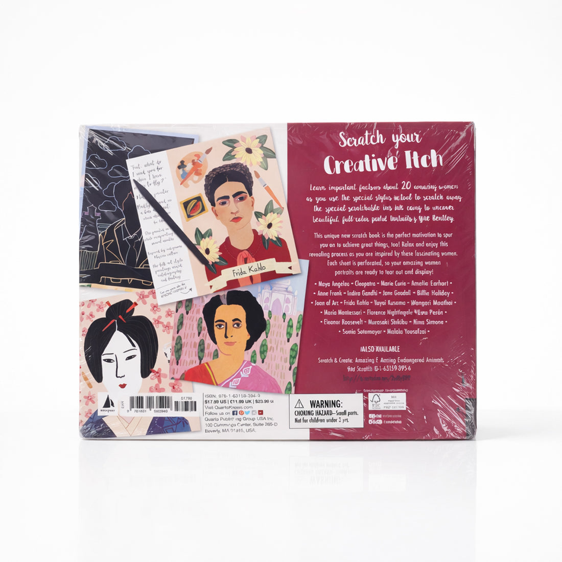Scratch & Create: Amazing Women by Anne Bentley | Interactive Scratch Art Activity Book for Kids