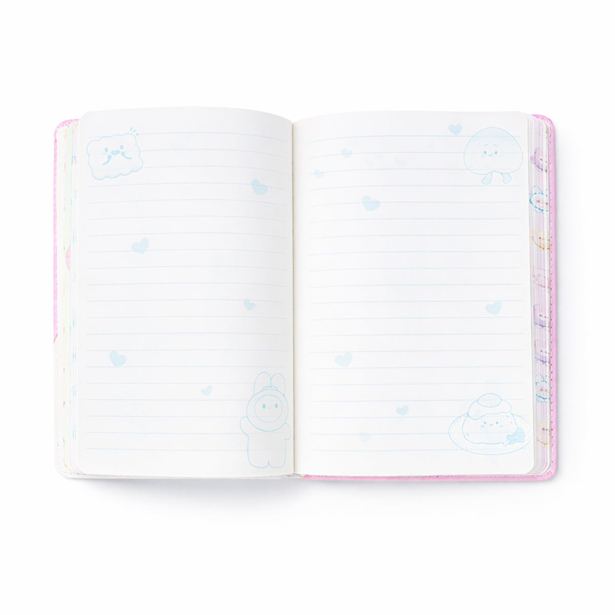 Kawaii-Style 3D Soft-Touch Journal – Squishy Embossed Premium Diary