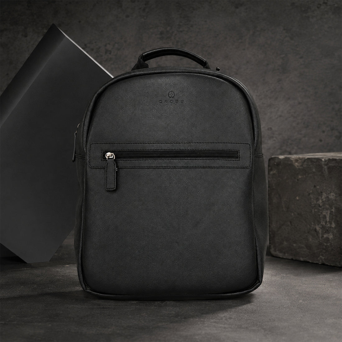 Cross Premium Leather Backpack ACP10605067‑1 – Black 100% Top‑Grain Leather Laptop Backpack