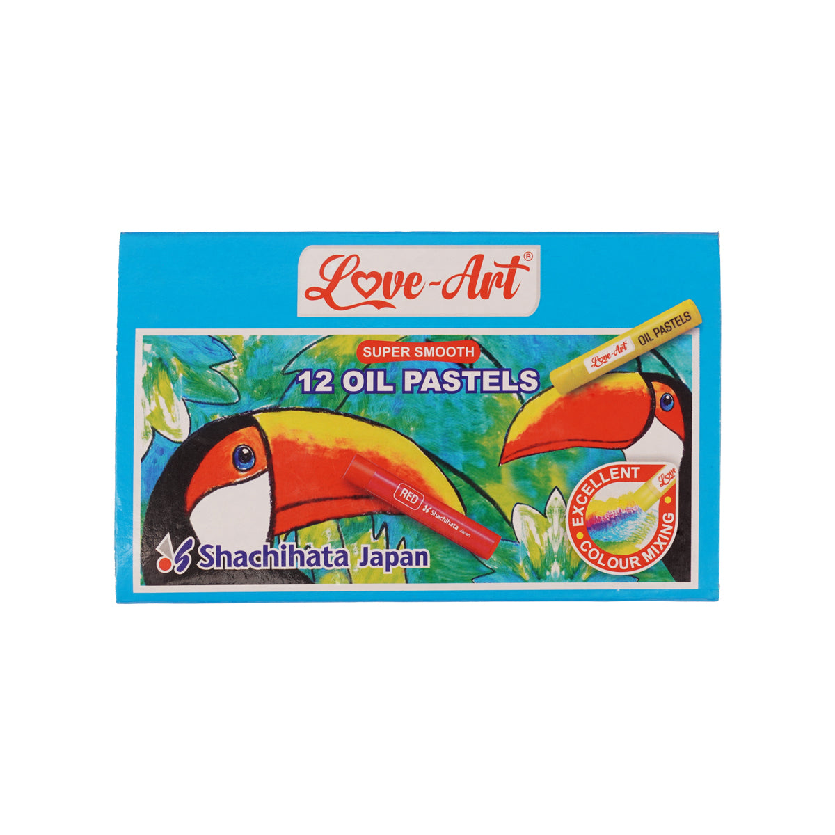 Artline Super Smooth 12 Oil Pastels Pack of 2 with Tools