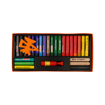 Love Art Super Smooth 25 Oil Pastels Set with Tools