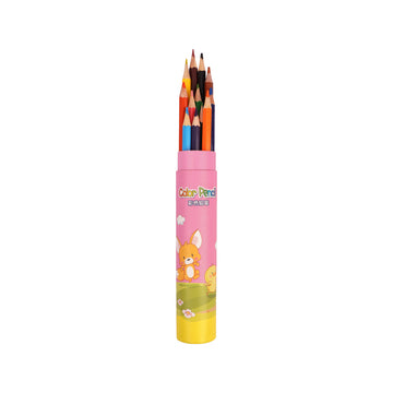 Arav PS-152 Mini Colour Pencil Set – 12 Shades in Portable Tube