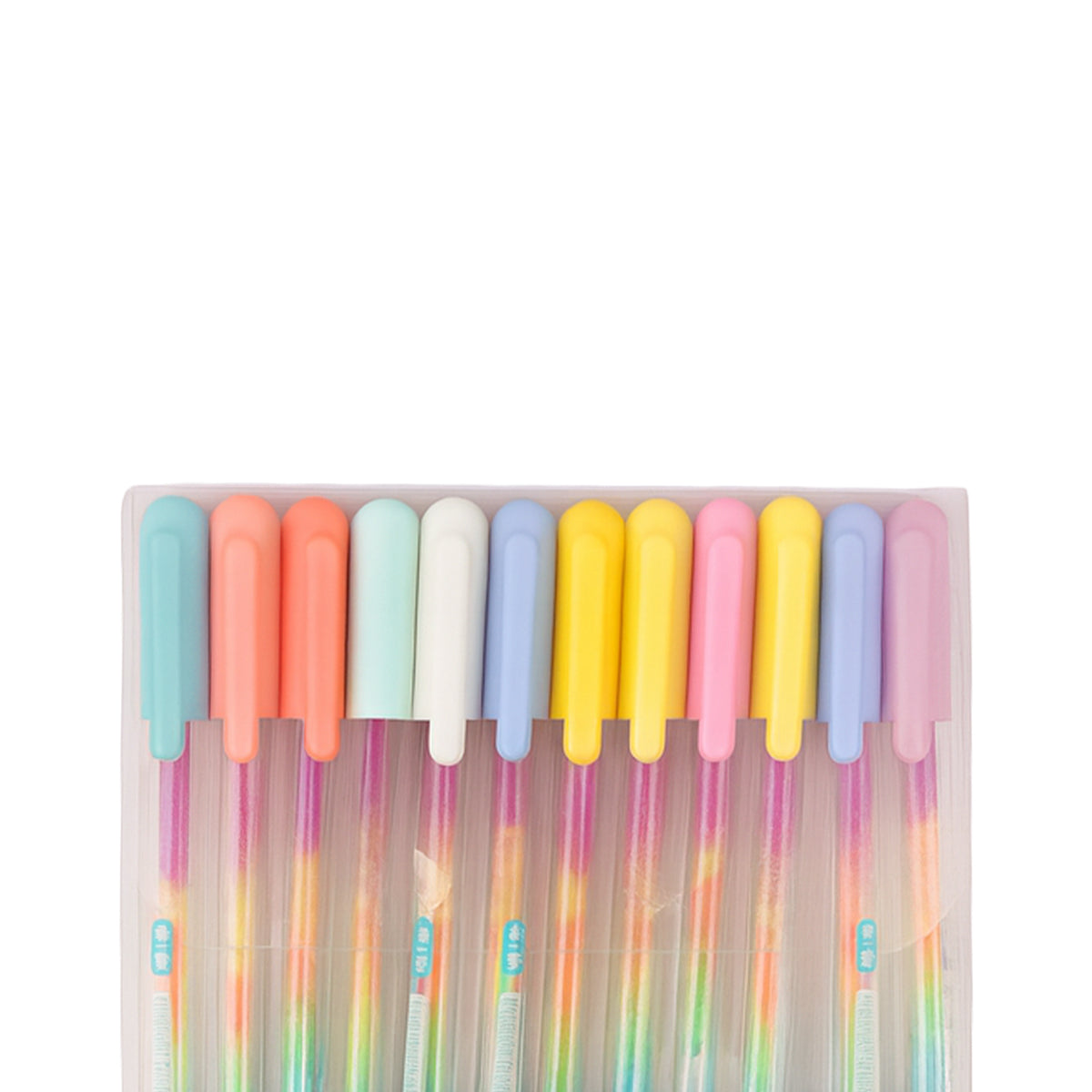 Arav Colorful Rainbow 12 Shades 0.8mm Tip Gel Pen Set