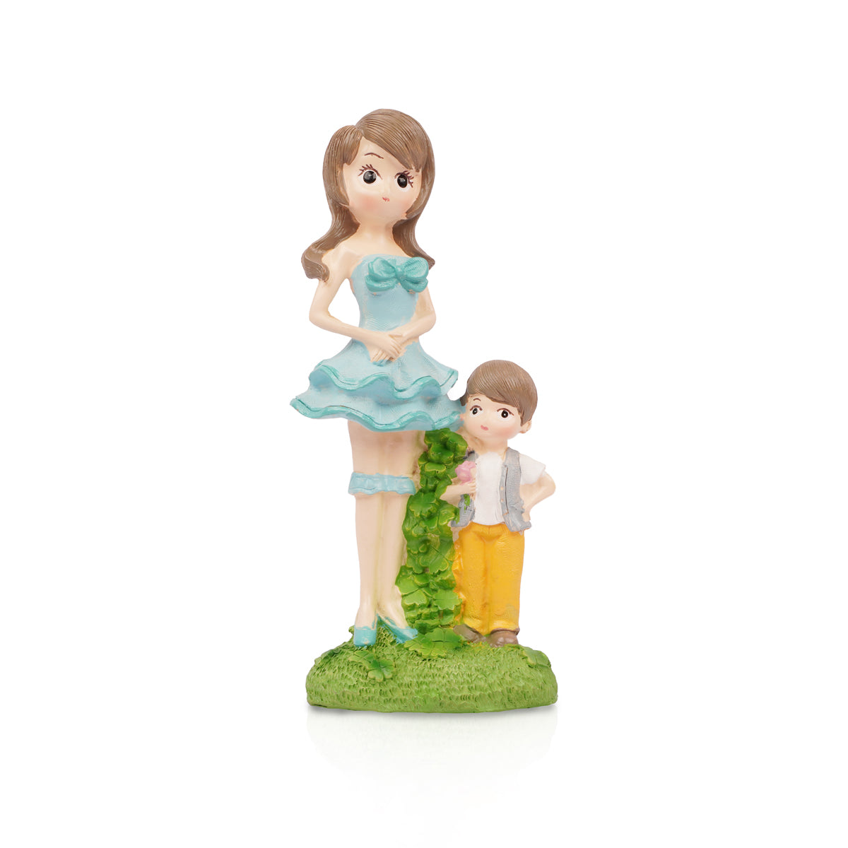 The Writershub Sister and Brother Decorative Showpiece – Multicolour