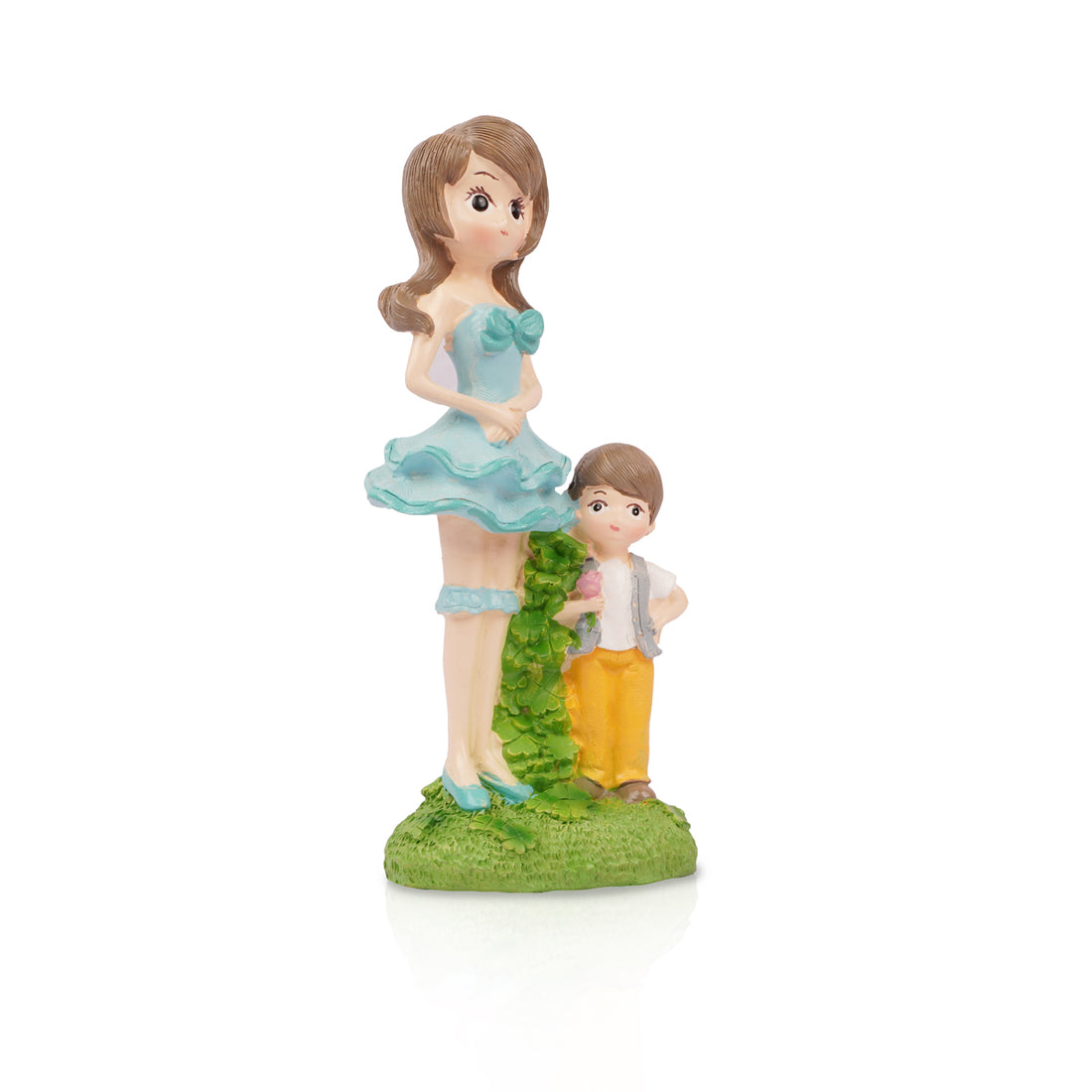 The Writershub Sister and Brother Decorative Showpiece – Multicolour