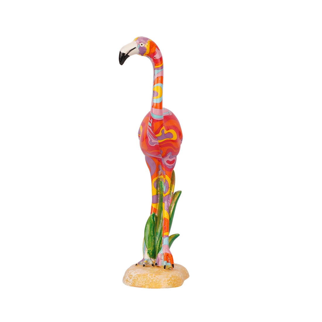 The Writershub Colorful Flamingo Decorative Showpiece