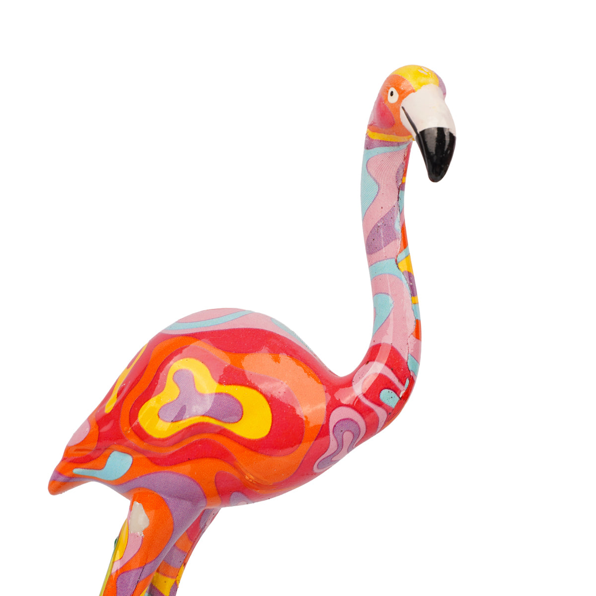 The Writershub Colorful Flamingo Decorative Showpiece
