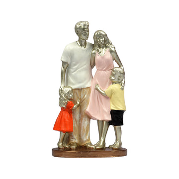 The WritersHub Family Showpiece – Mother Father Child Polyresin Statue