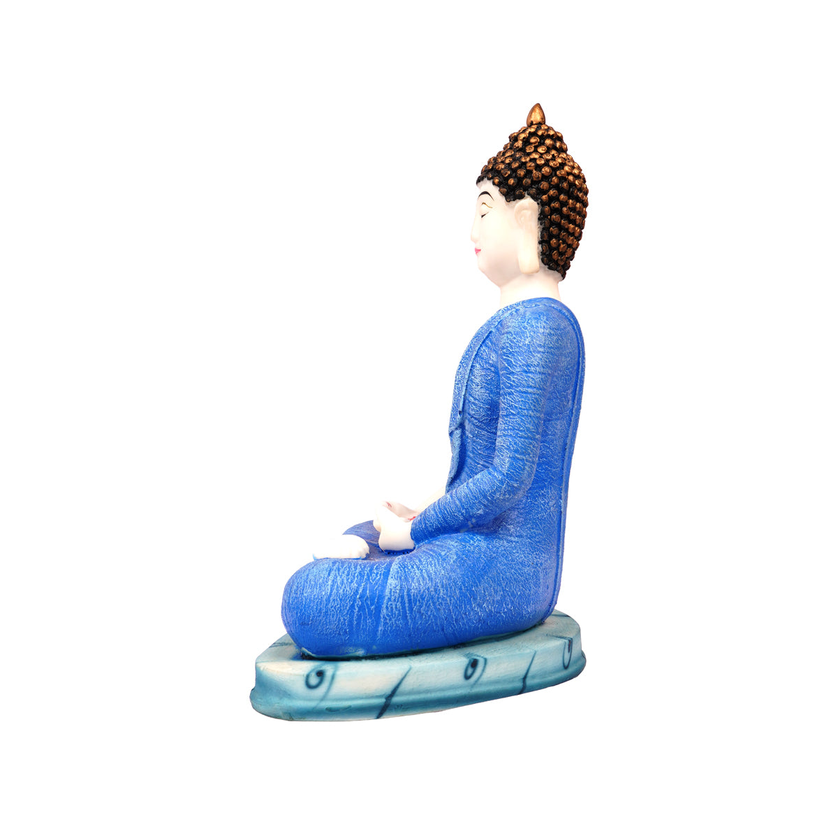 The WritersHub Buddha in Dhyana Mudra Statue – Polyresin Meditation Idol