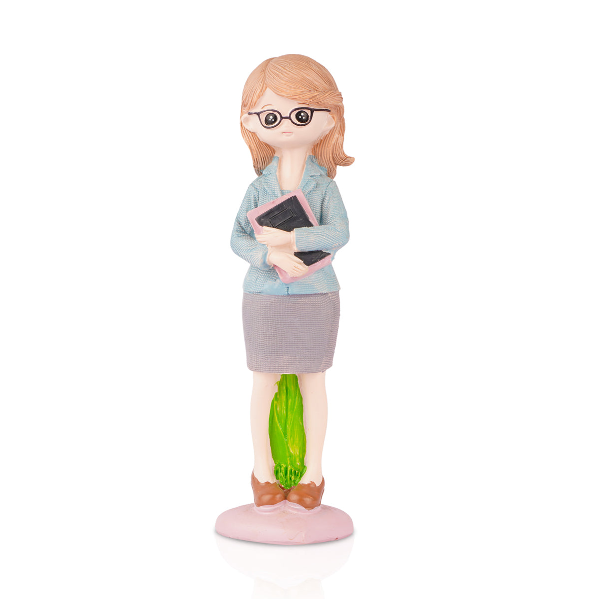 The Writershub Teacher Model Ornament – Blue Decorative Showpiece