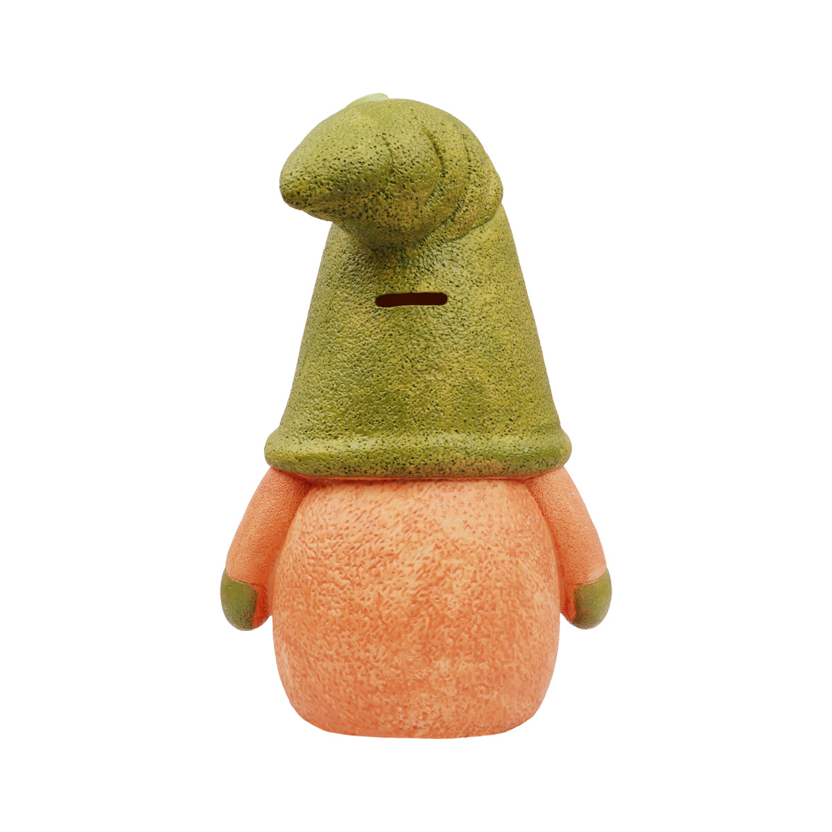 The Writershub Whimsical Garden Gnome Figurine with Green Hat & White Beard