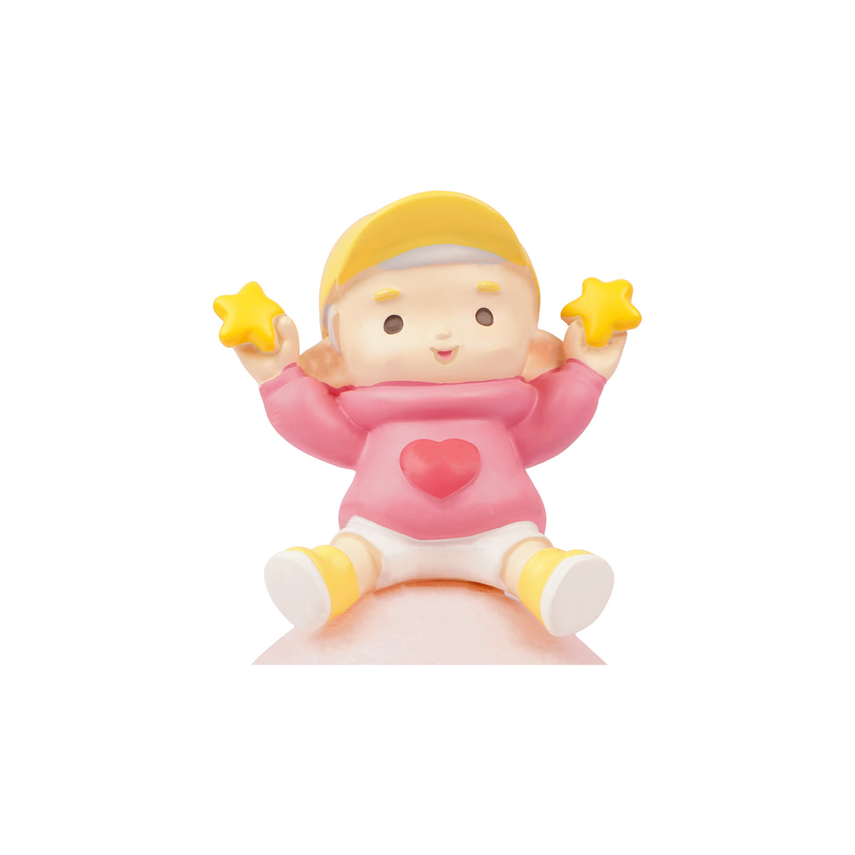 Star Boy Sitting on Moon LED Night Lamp – Multicolour