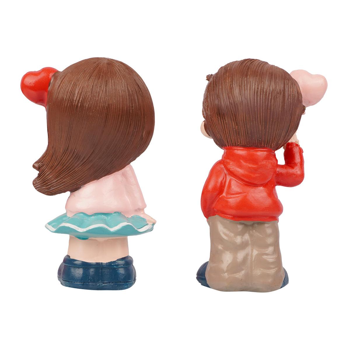 Pair of Cute Couple Figurines | Showpiece for Table & Shelf