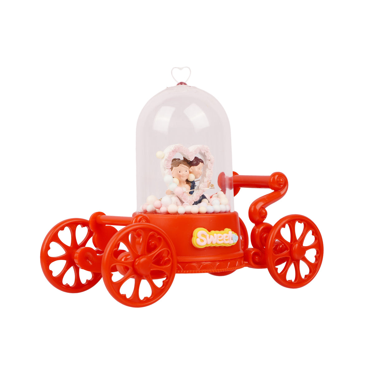 Heart Carriage Couple Showpiece – Home Decor Gift