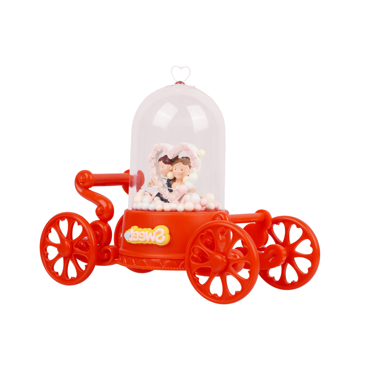 Heart Carriage Couple Showpiece – Home Decor Gift